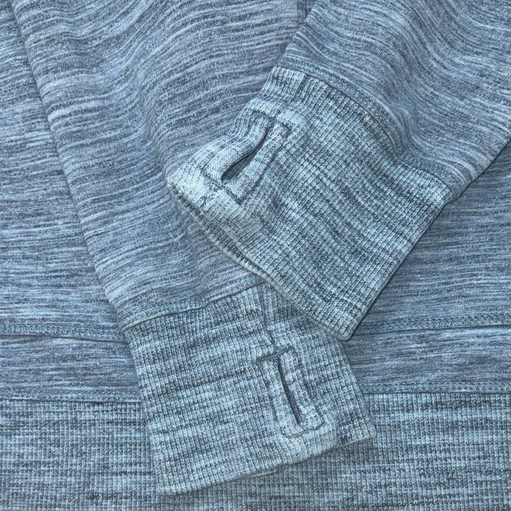 L.L. Bean Slate Blue Pullover cowl neck sweatshirt. Womens XL - Picture 4 of 6